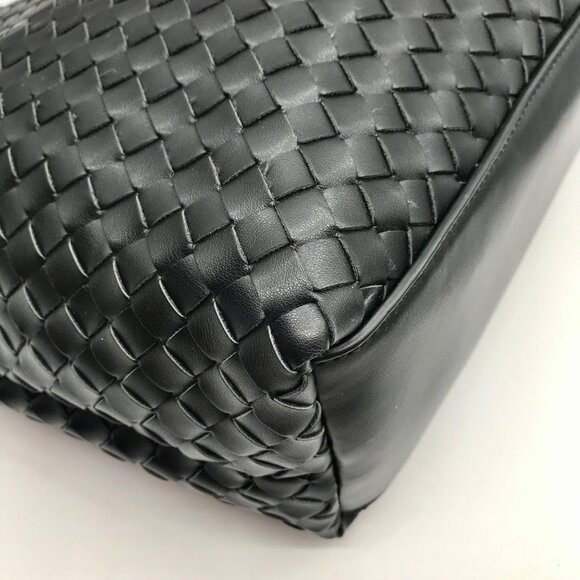 On 34th Black Woven Tote Bag - Picture 9 of 10